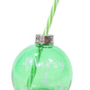 Booze Bauble with Straw 4 Asst