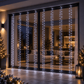 LED Cool White Cluster Curtain (2x2.4m) - View 1
