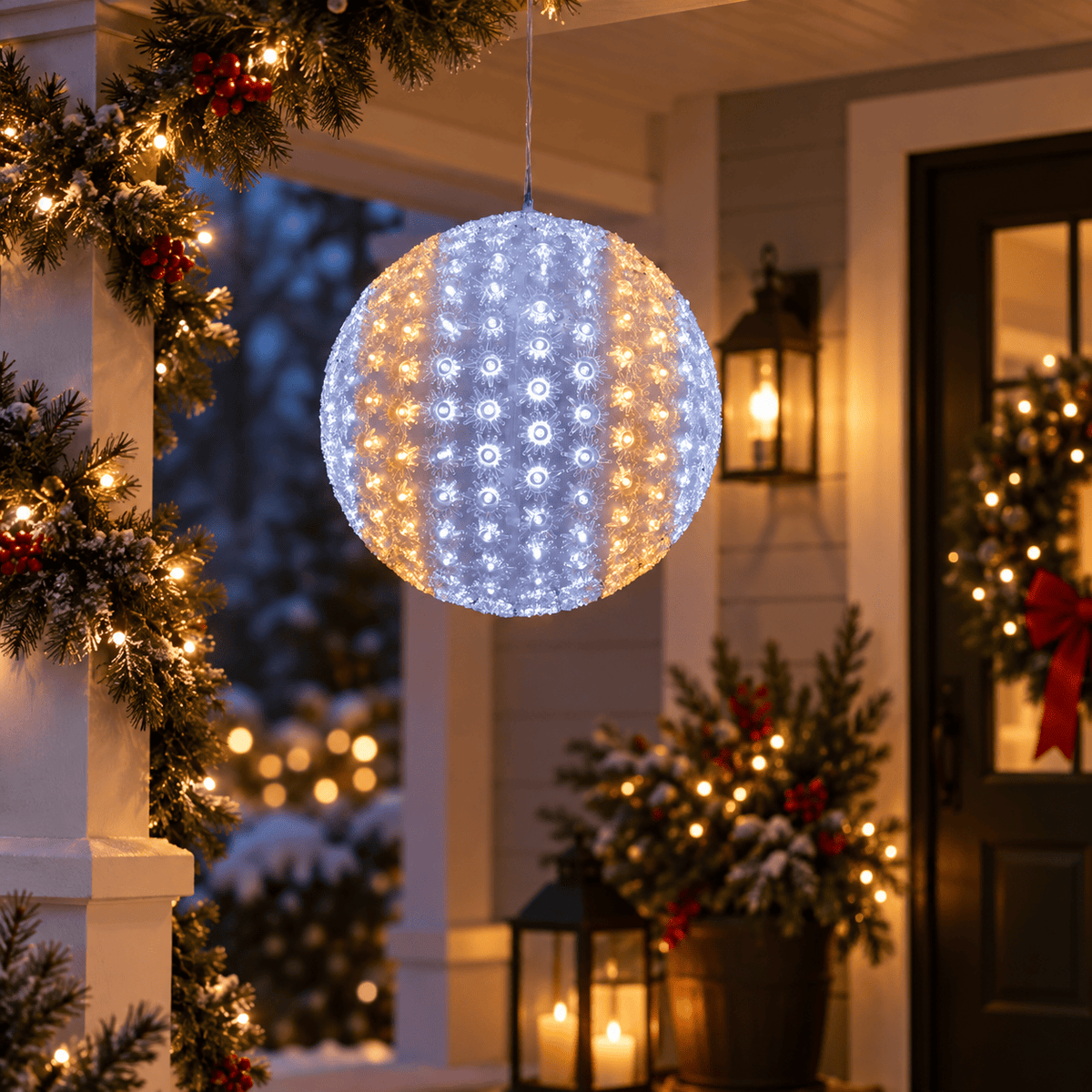 LED Blossom Ball Digital Flash Cool-Warm (30cm) - View 1