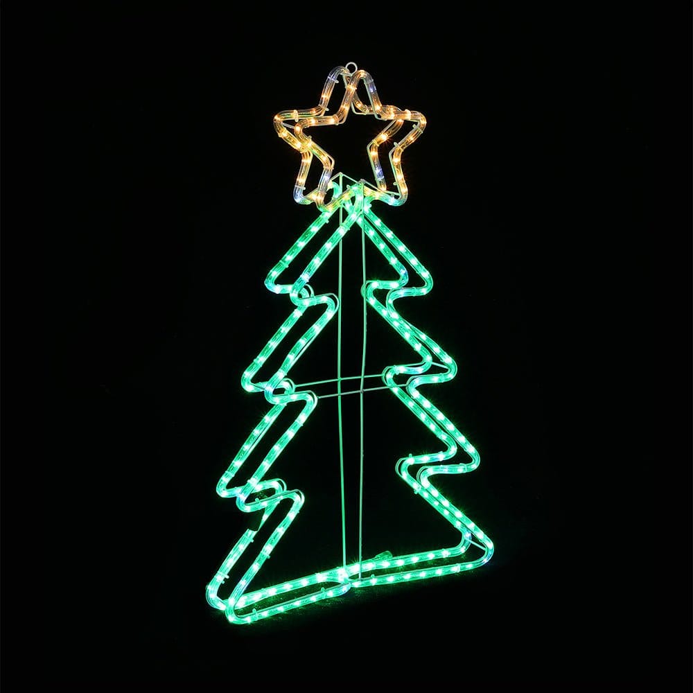 LED 3D Twinkling Ropelight Tree