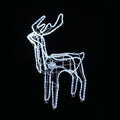 LED Ropelight Moving Standing Reindeer Cool White (70cm)