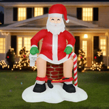 Inflatable Santa's Cheeky Pit Stop (2m)