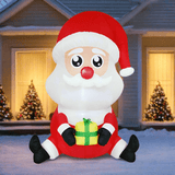 Inflatable Jolly Santa Head (2.4m)