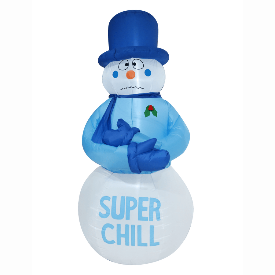 Inflatable Super Chill Shiver Snowman (240cm)