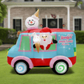 Inflatable Santa's Sweet Treats Van (2.4m x 2.2m)