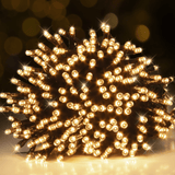 240 LED Solar Vintage Gold Fairy Lights (11.9m)
