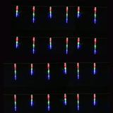 24 Strand Solar Icicle Tube Lights Multi