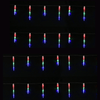 24 Strand Solar Icicle Tube Lights Asst