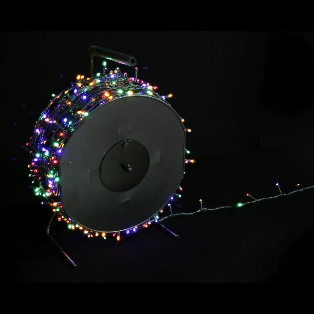2000 LED Fairy Lights Multicolour on a Reel (150m)