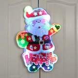 LED Colour Change Santa Plaque
