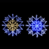LED Starry Snowlflake Dual Tone Warm-Cool (50cm)