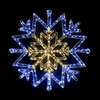 LED Starry Snowlflake Dual Tone Warm-Cool (50cm)