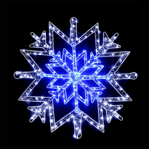 LED Starry Snowlflake Dual Tone Warm-Cool (50cm)
