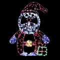LED Starry Wire Santa Motif