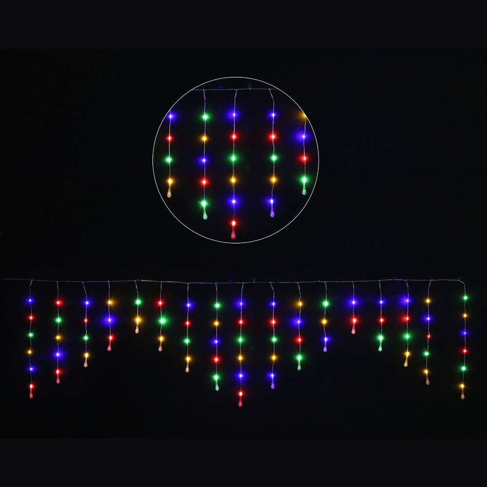LED Bubble Drop Banner Light Multicolour (2.4m)