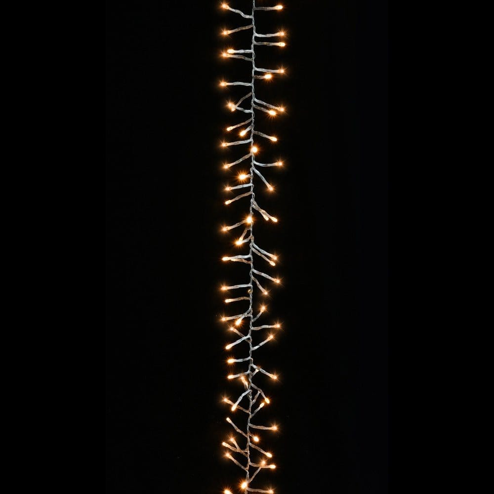 LED Twinkling Cluster Lights Warm White (6m)