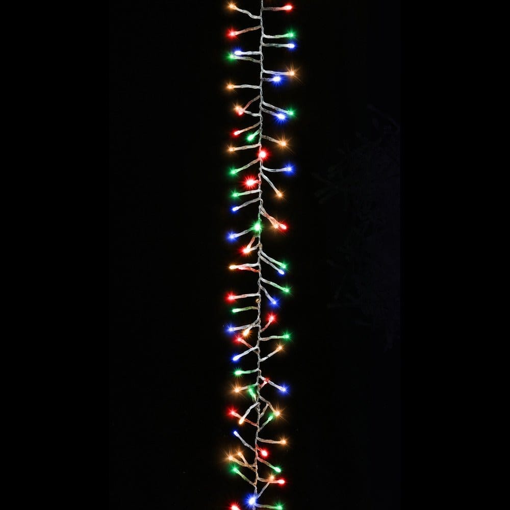 LED Twinkling Cluster Lights Multicolour(6m)