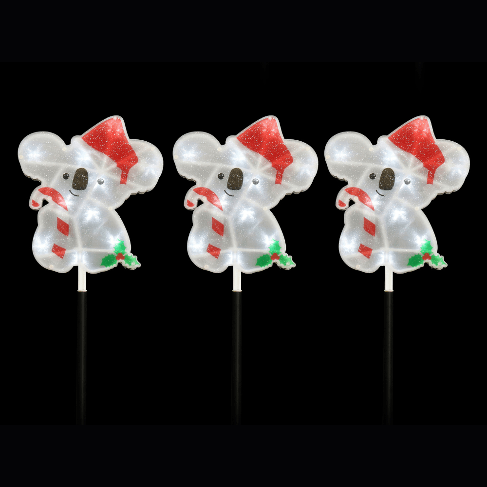 Solar Laser Path Lights Aussie 3pk Available in 3 Designs