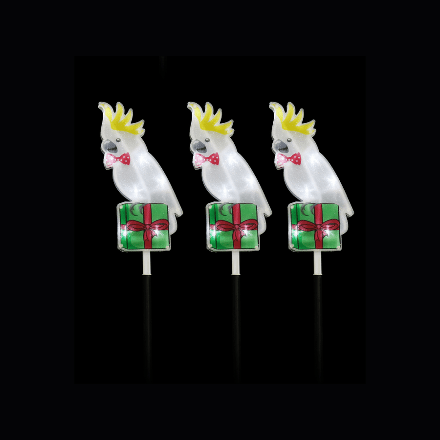 Solar Laser Path Lights Aussie 3pk Available in 3 Designs