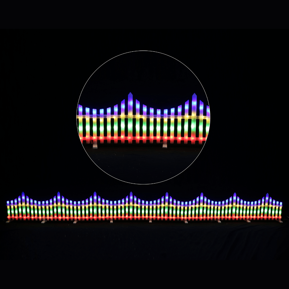 LED Picket Fence Multicolour (8pk)