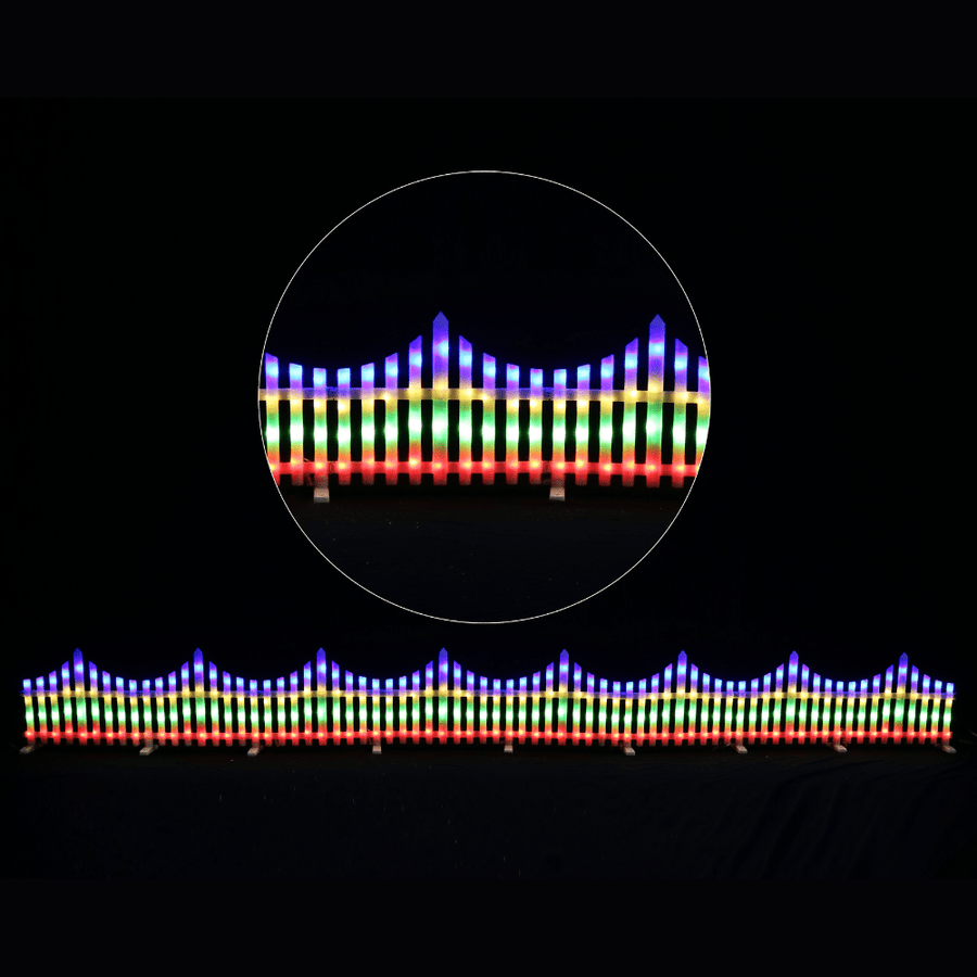 LED Picket Fence Multicolour (8pk)