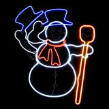 LED Neonflex Waving Snowman (83cm)