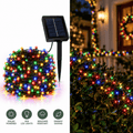 LED 200 Solar Fairy Lights Multicolour (9.95m)