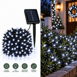 LED 200 Solar Fairy Lights Cool White (9.95m)