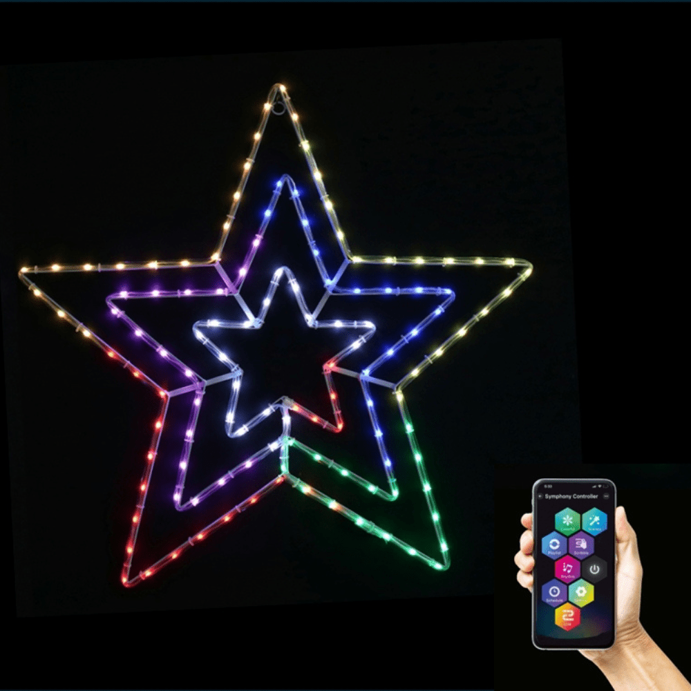LED App-Controlled 3-in-1 LED Star Light Show (82cm X 78cm)