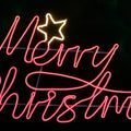 LED Neonflex Merry Christmas with Star (128x56cm)