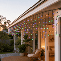 LED 800 Solar Icicle Lights Multicolour (11.9m)