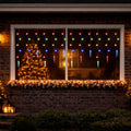 LED 66 Solar Icicle Curtain Light (3m)