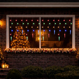 LED 66 Solar Icicle Curtain Light (3m)