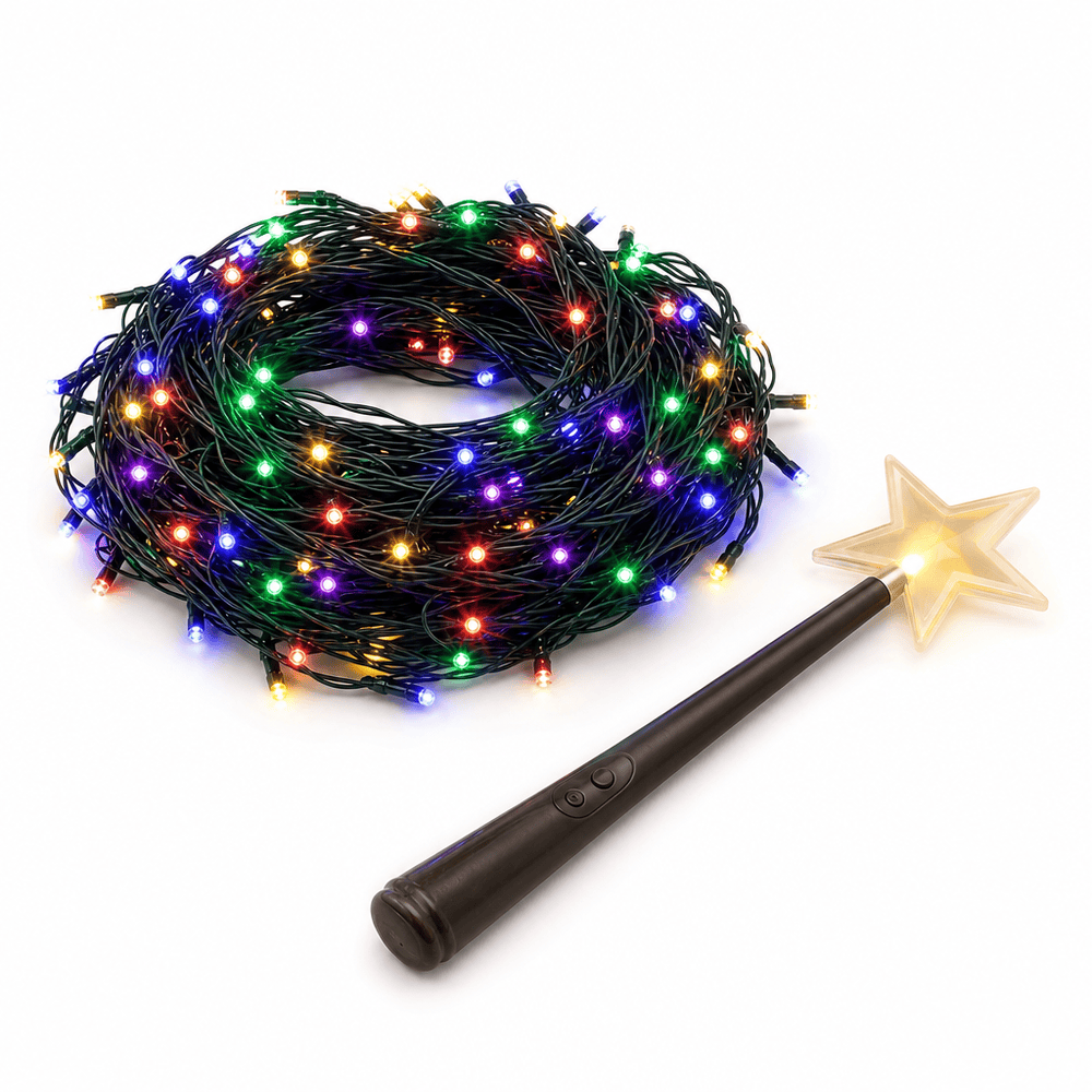 LED 300 Magic Wand Fairy Lights Mulicolour (14.95m)
