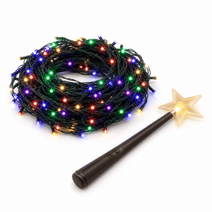 LED 300 Magic Wand Fairy Lights Mulicolour (14.95m)