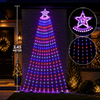 LED Flexi Light Waterfall Star Motif Carnival