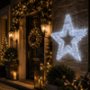LED Micro Wire Starry Star Motif Cool White 50cm