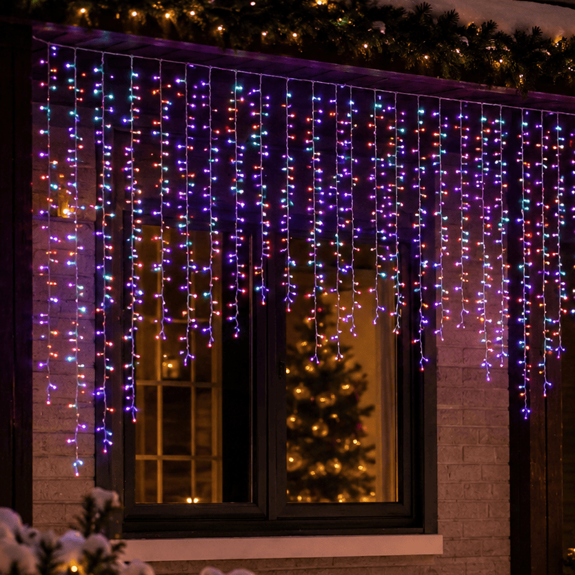 LED Crazy Curtain Carnival Twinkling Cluster Light 3.5m