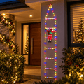 LED Santa Climbing Ladder with Star (2m)