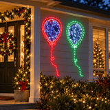 LED Starry Wire Balloon Twinkle Motif Asst