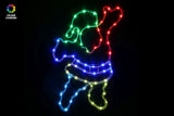 LED Crystal Frame USB Motif Multicolour Assorted