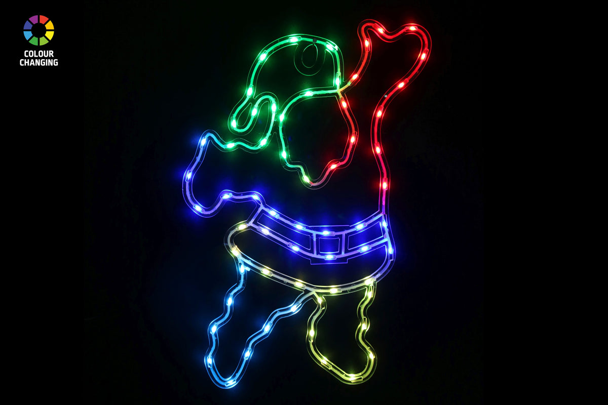 LED Crystal Frame USB Motif Multicolour Assorted