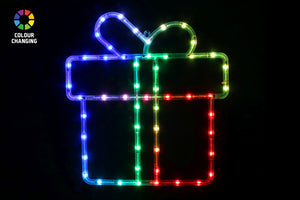 LED Crystal Frame USB Motif Multicolour Assorted