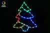LED Crystal Frame USB Motif Multicolour Assorted