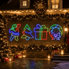 LED Crystal Frame USB Motif Multicolour Assorted