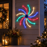 LED Stunning Flashing Spiral Motif (56cm) - View 1