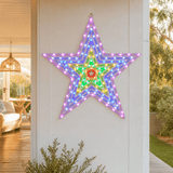 LED Stunning Flashing Star Motif Muticolour