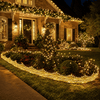 LED Picket Fence Warm White 264cm x 28cm 8 Pack