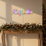 LED Neonflex Colour Change Merry Christmas (16cm x 60cm)