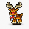 LED Reindeer Infinity Light 60cm